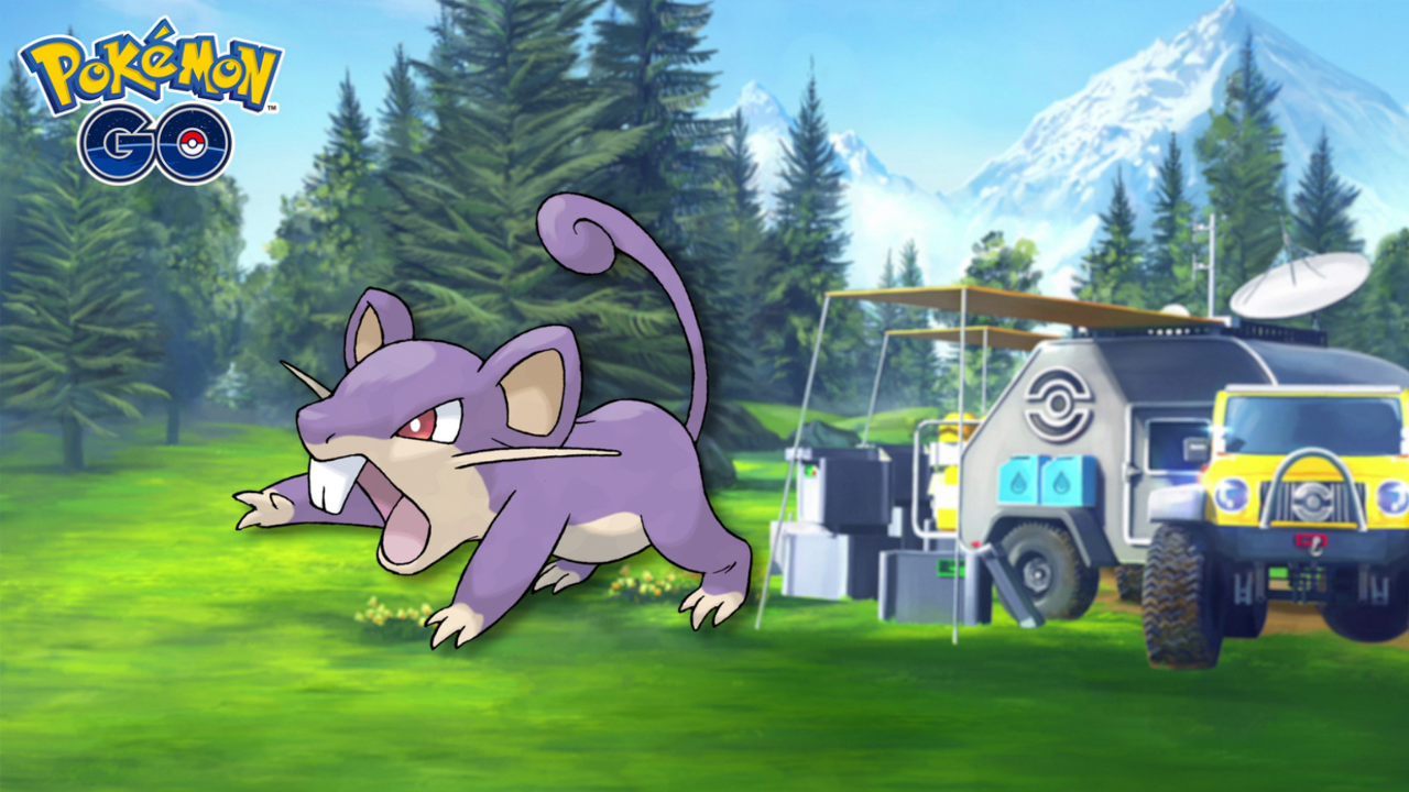 Pokémon GO 11 月精選 Pokémon 時段中的 Rattata（閃亮）